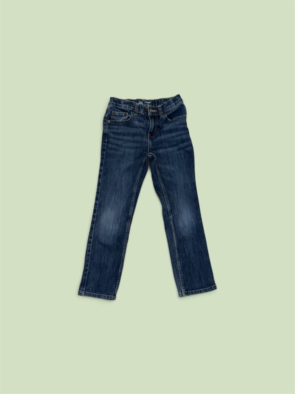 Wonder Nation Boys Straight Leg Jeans Dark Wash Size 8 GUC